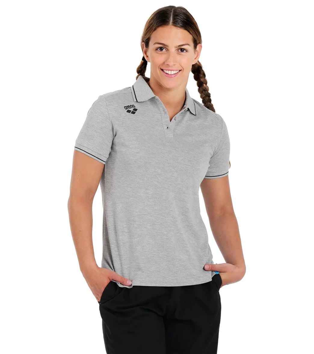 Arena Women's Team Solid Cotton Polo Shirt