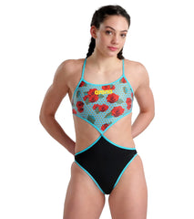 Arena Women's Rule Breaker Twist'N'Mix One Piece Swimsuit