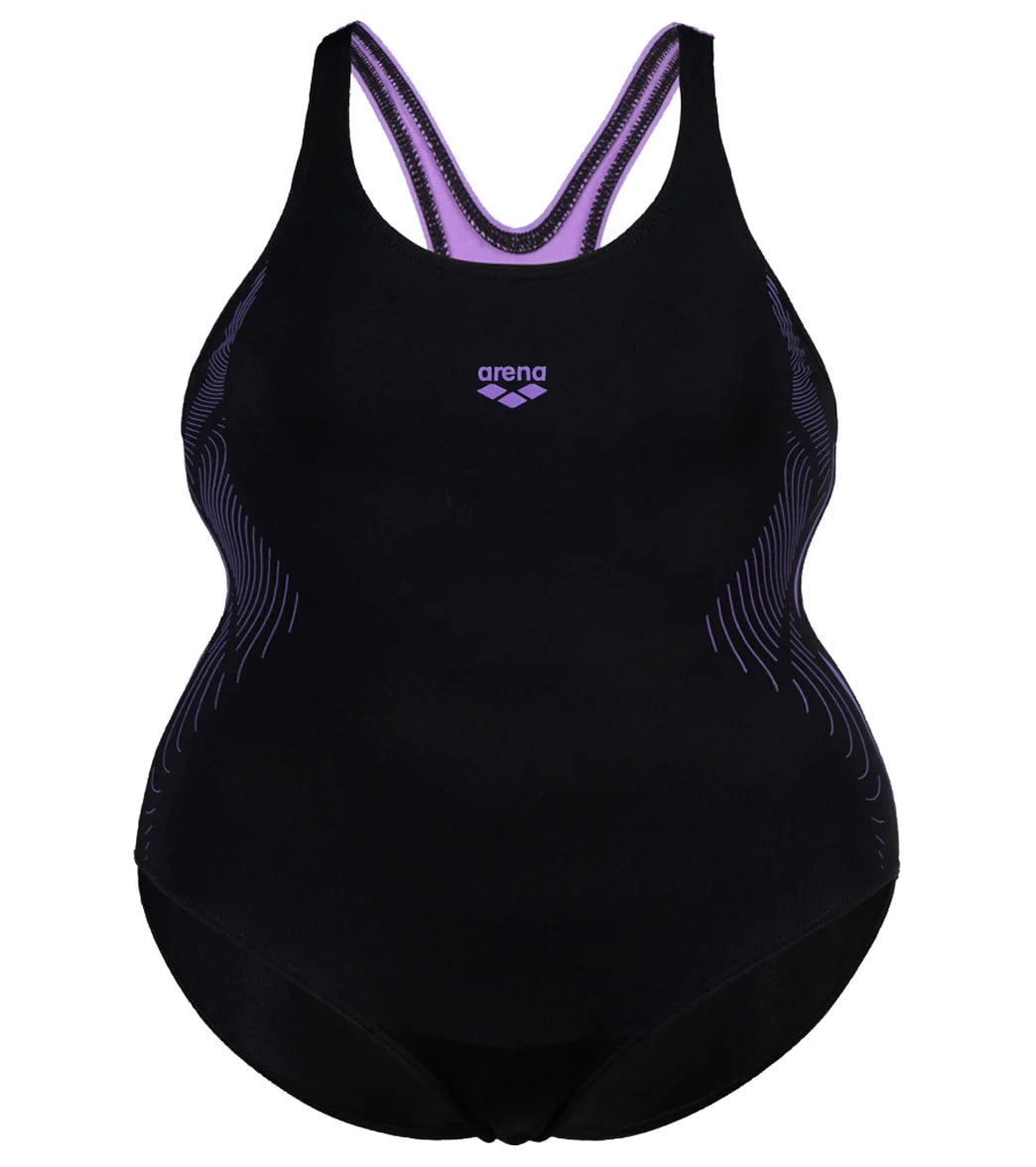 Arena Women's Plus Size Graphic Plus One Piece Swimsuit
