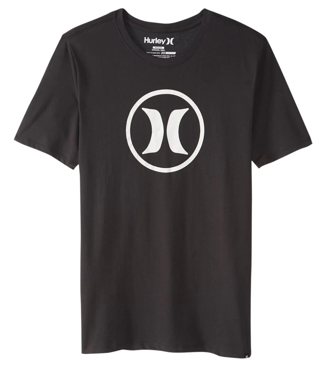 Hurley Men's Circle Icon Dri-Fit Short Sleeve Tee