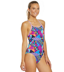 Dolfin Uglies Women's Carnival V-2 Back One Piece Swimsuit