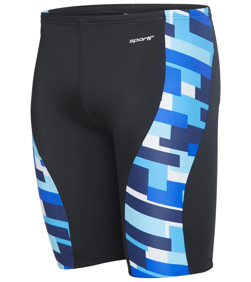 Sporti Cubism Splice Jammer Swimsuit
