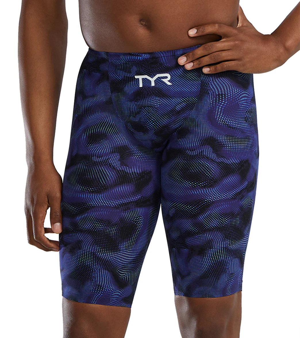 TYR Men's Avictor 2.0 Exolon High Waist Jammer Tech Suit Swimsuit