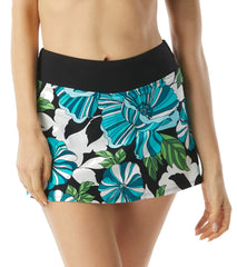 Beach House Women's Deco Garden Print Emma Swim Skort