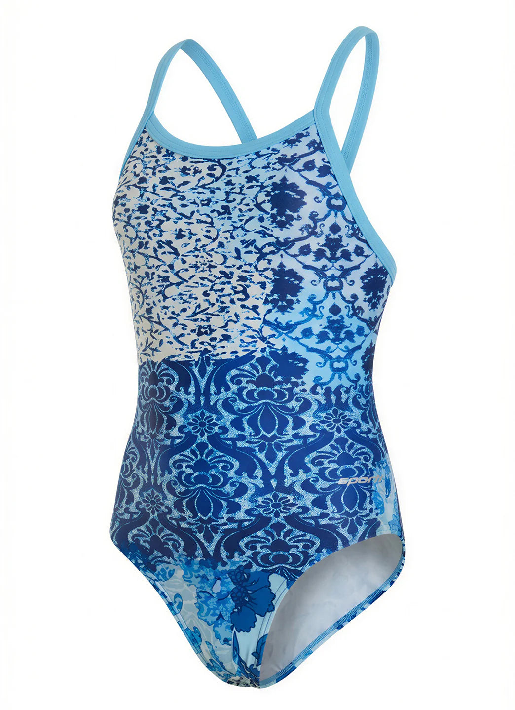 Sporti Indigo Drift Thin Strap One Piece Swimsuit (22-44)