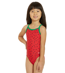 Sporti Watermelon Thin Strap One Piece Swimsuit Youth (22-28)