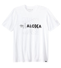 Hurley Men's Sig Zane Boxed Short Sleeve Tee