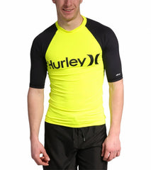 Hurley Men's One & Only Neon S/S Rashguard