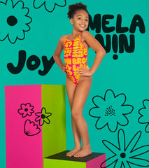 Sporti x She Is This Limited Edition Shine Bright Thin Strap One Piece Swimsuit Youth (22-28)