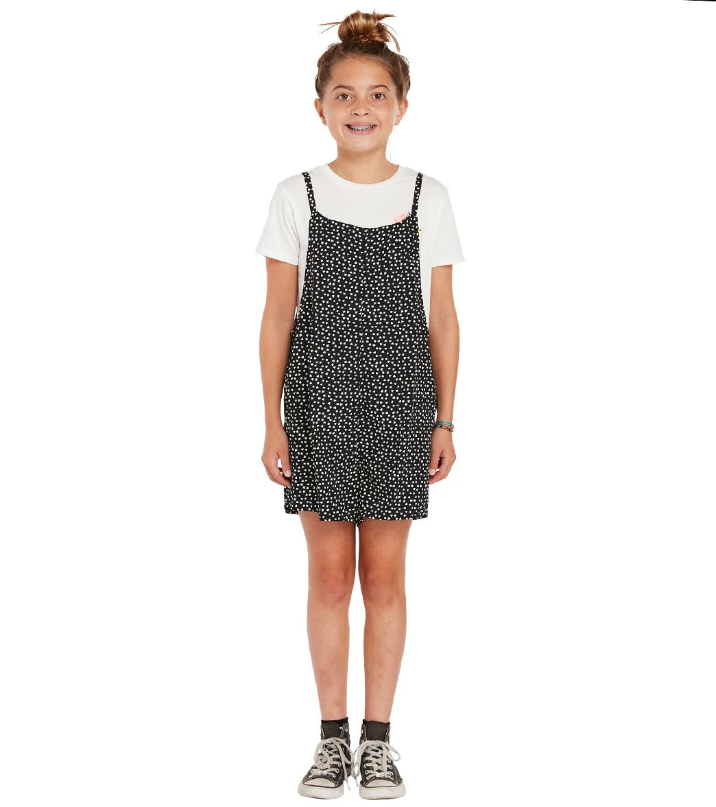 Volcom Girls' Frondly Fire Romper (Little Kid, Big Kid)