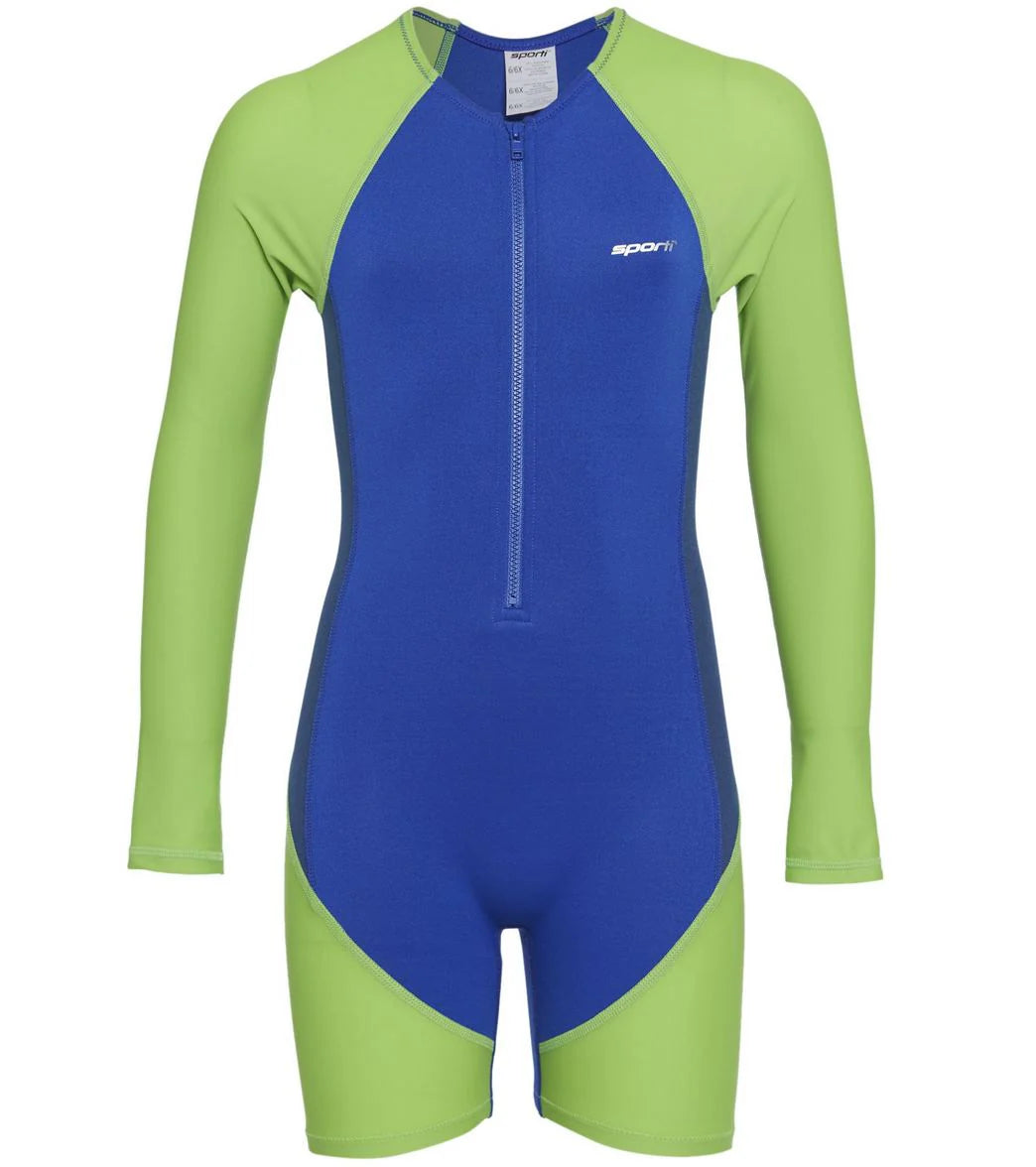 Sporti Kid’s UPF 50+ Long Sleeve Solid Thermal Suit