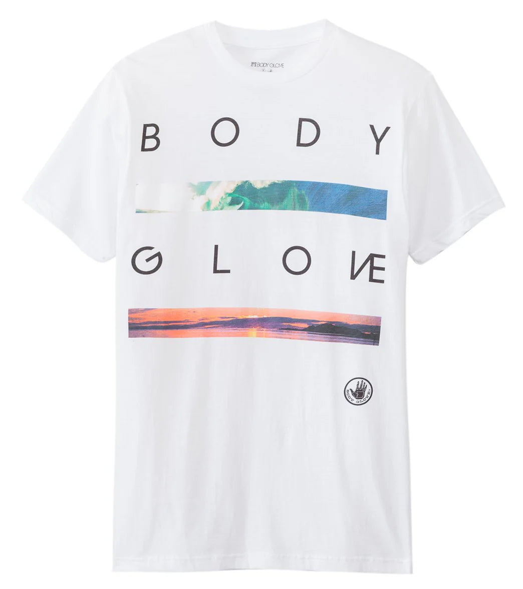 Body Glove Men's 3 Bars Short Sleeve Tee
