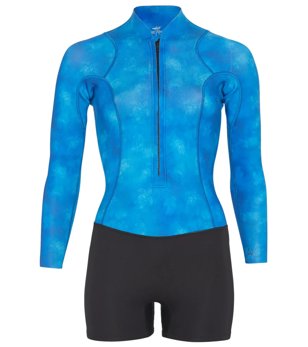 Xcel Women's Water Inspired 2/1MM Axis Long Sleeve Front Zip Spring Suit