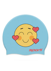 Sporti Icon Love Silicone Swim Cap