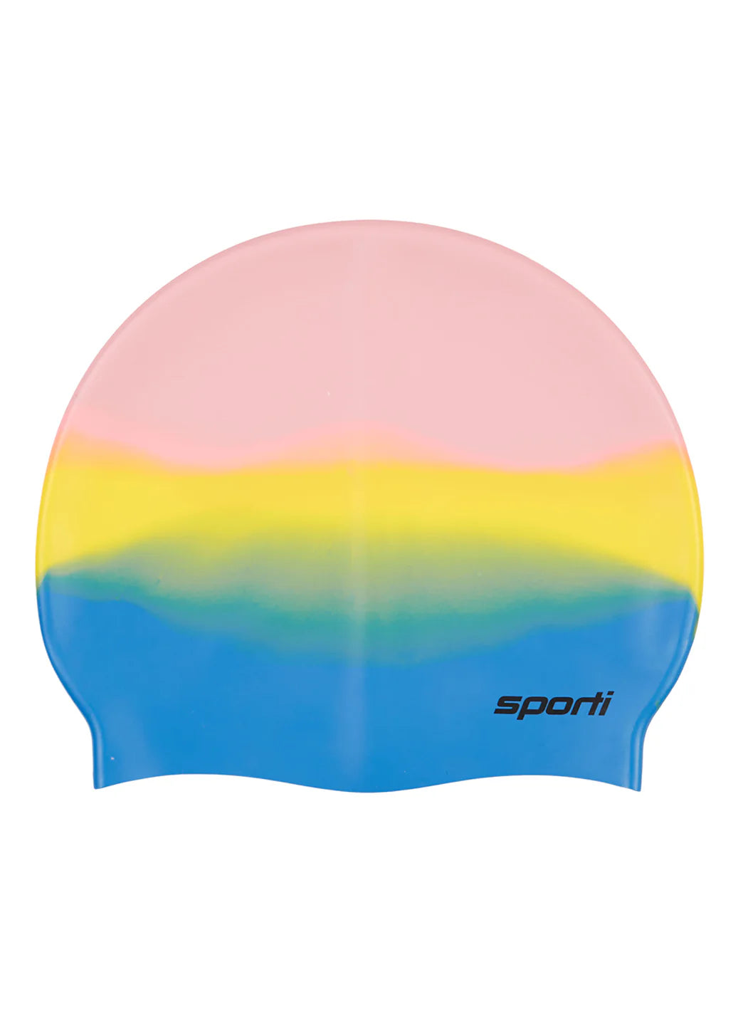 Sporti Multi Color Silicone Swim Cap