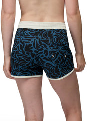 prAna Women's La Jolla Black Seaweed Board Short