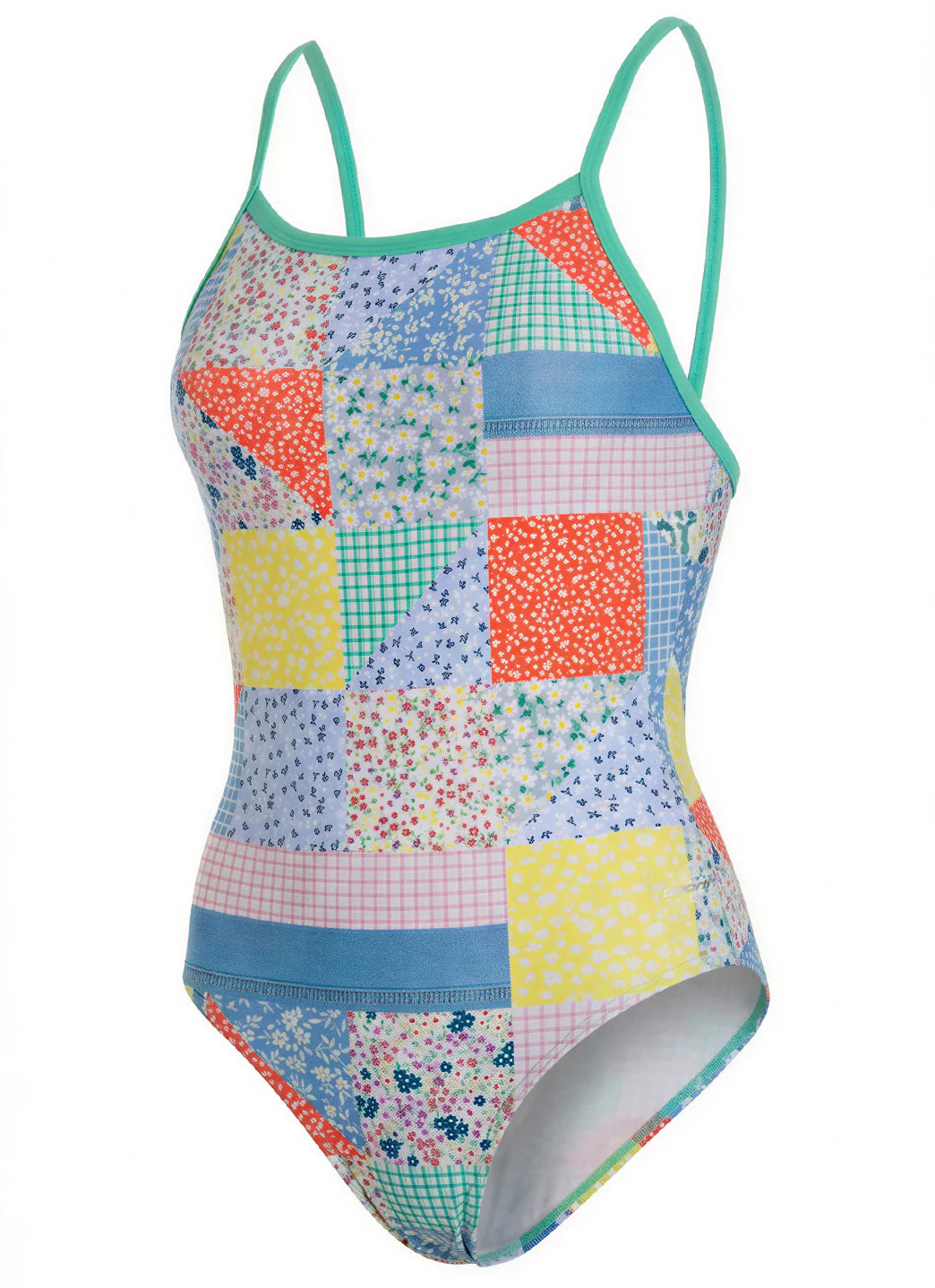 Sporti Country Bloom Thin Strap One Piece Swimsuit (22-44)