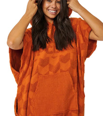 Rip Curl Women's Brand Terry Hooded Changing Poncho