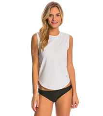 Sporti Women's Solid Sleeveless UPF 50+ Sport Fit Rash Guard