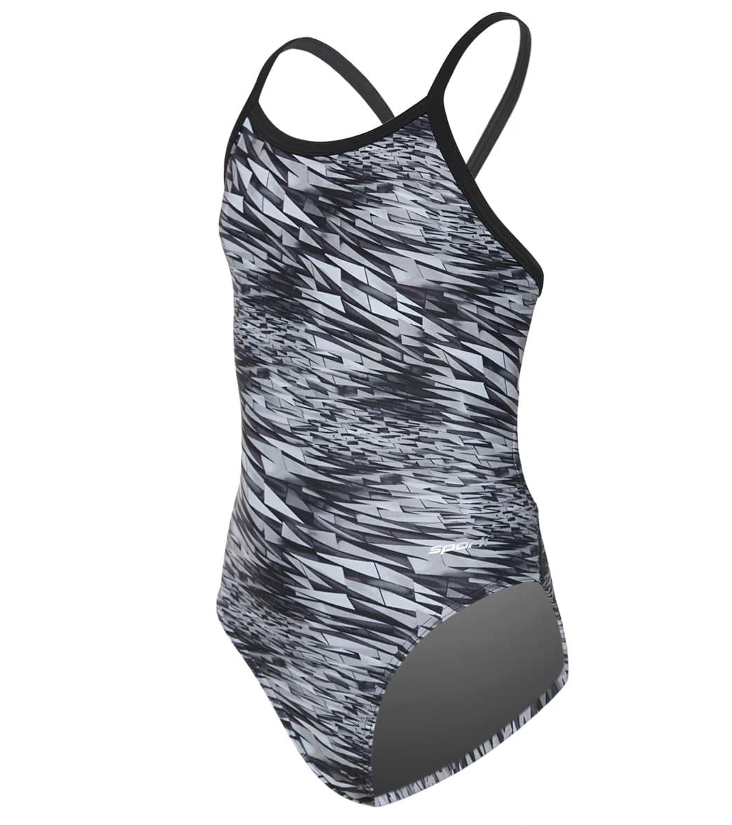 Sporti Unstoppable Thin Strap One Piece Swimsuit Youth (22-28)