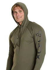 Xcel Men's Premium Stretch Relaxed Fit Pullover Hoodie UV
