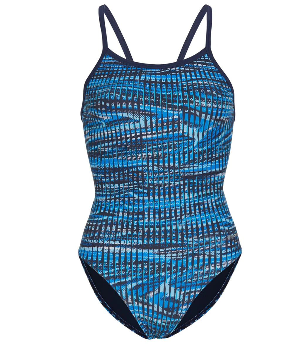 Sporti Drift Thin Strap One Piece Swimsuit Youth (22-28)