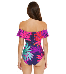 Trina Turk Women's Wailea Ruffle Tankini Top