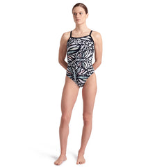 Arena Women's Butterflies Light Drop One Piece Swimsuit