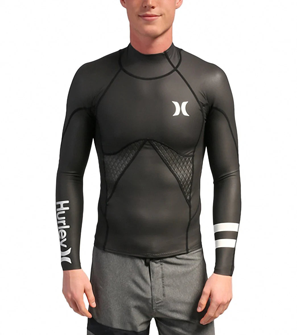 Hurley Men's Fusion .5 Windskin L/S Insulating Rashguard