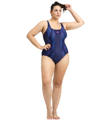 Arena Women's Plus Size Imprint U Back One Piece Swimsuit