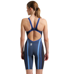 Arena Women's Powerskin Metallic Avio Carbon Core FX SL LE Open Back Tech Suit Swimsuit