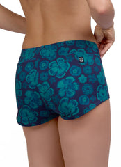 JOLYN Women's Piha Moon Flower Boyshort Swim Short