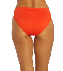 Dolfin Aquashape Women's Solid Contemporary Knot Front Bikini Bottom