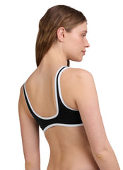 JOLYN Women's Larisa Color Block Bikini Top