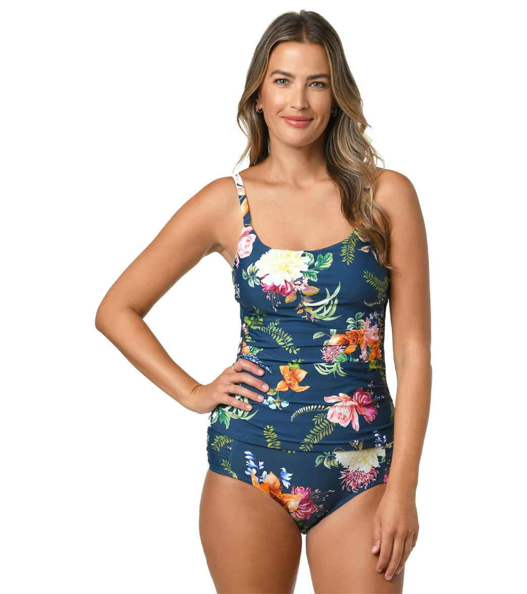 Jantzen Women's Floral Enchantment Eden Cami Tankini Top