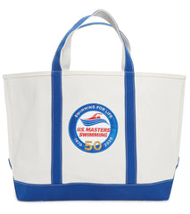 USMS 50th Anniversary Zip Top Canvas Tote Bag