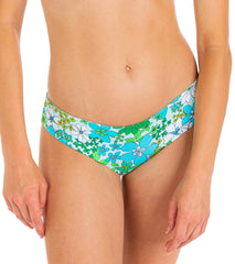 Hurley Women's Wild Bloom Reversible Cheeky Hipster Bikini Bottom