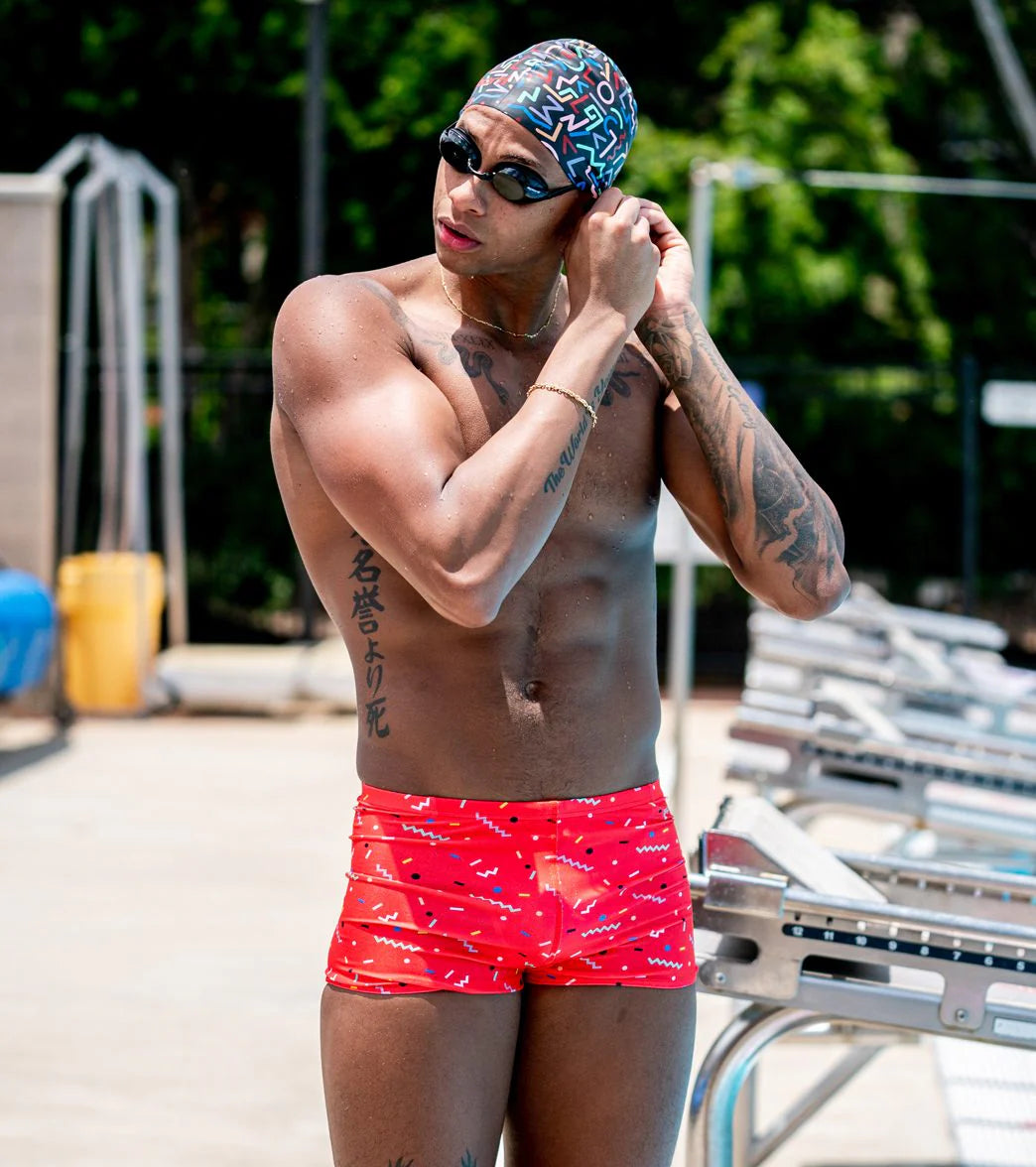 Sporti x Shaine Casas Confetti Square Leg Swimsuit (26-40)
