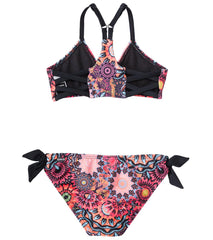 Hurley Turkish Floral Halter & Retro Two Piece Swimsuit