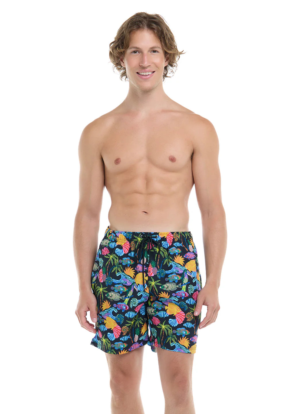 Eidon Men's 17" Fish Tank Volley Swim Trunks