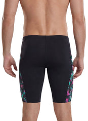 Speedo Men's Printed Splice Jammer Swimsuit