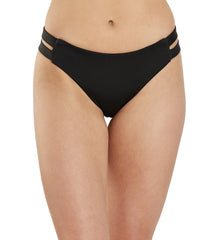 Hurley Women's Max Solid Moderate Bikini Bottom