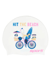 Sporti Beach Day Silicone Swim Cap