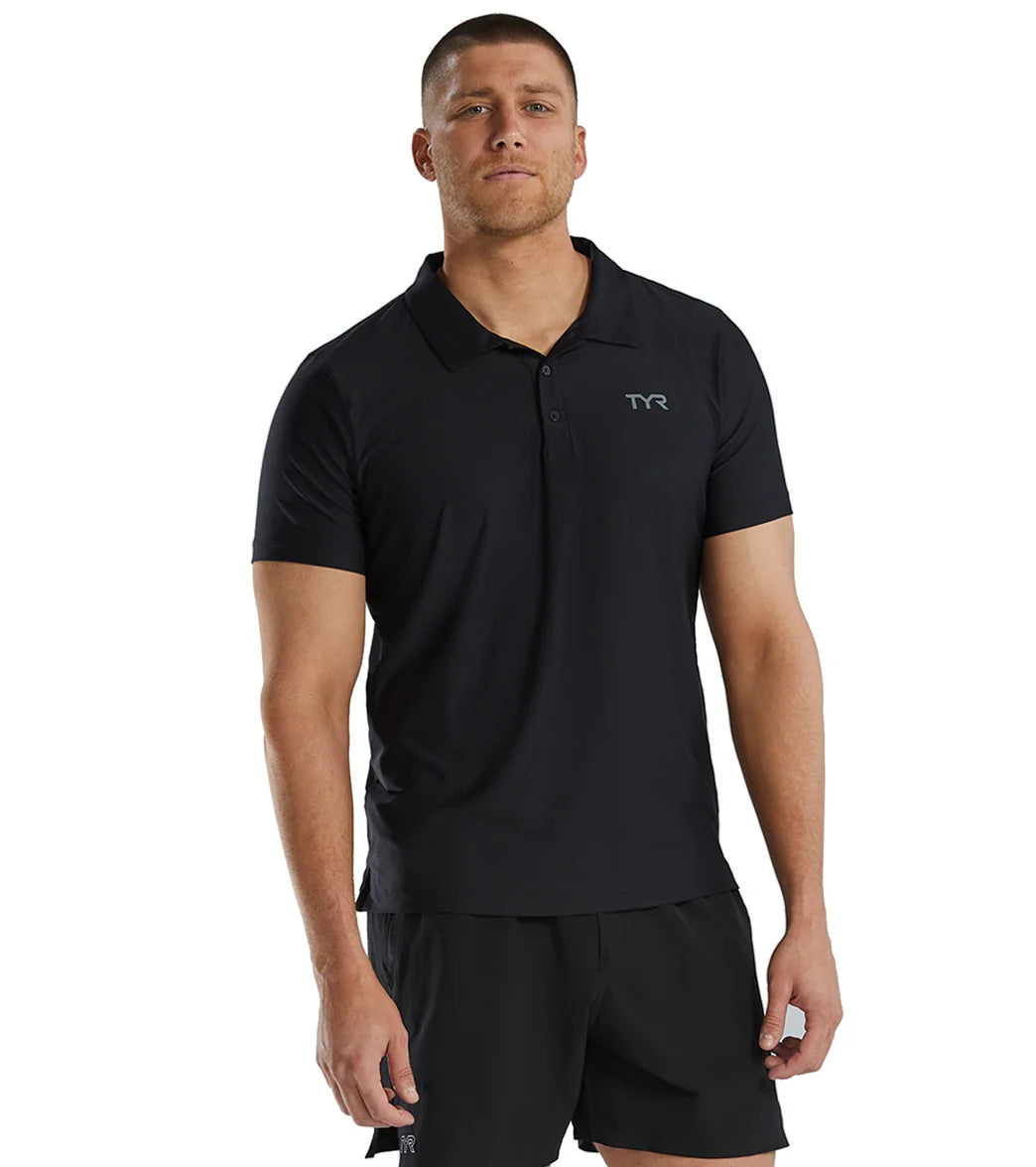 TYR Men's Short Sleeve Polo