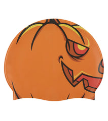Sporti Pumpkin Head Silicone Swim Cap Jr.