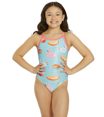 Sporti x Alex Walsh Pool Party Thin Strap One Piece Swimsuit Youth (22-28)