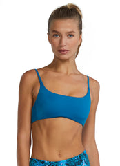 TYR Active Women's Solid Nia Scoop Neck Bikini Top