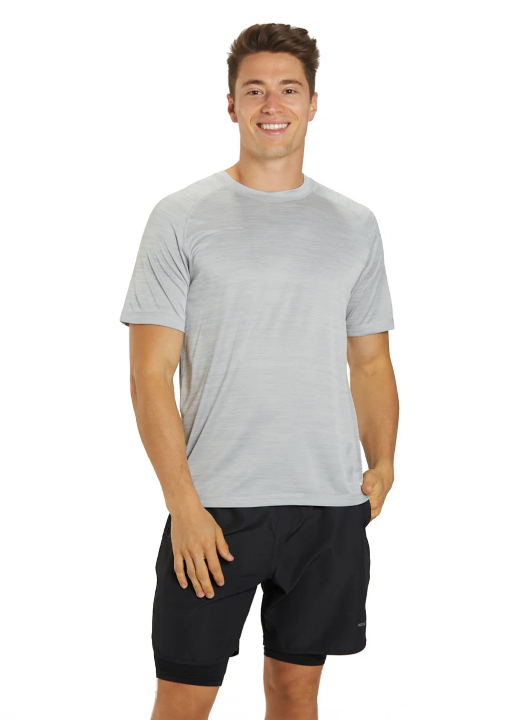 Sporti Men's S/S Hybrid II UPF 50+ Sun Shirt