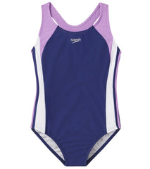 Speedo Girls' Infinity Splice One Piece Swimsuit (Little Kid, Big Kid)