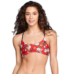 Speedo X Caeleb Dressel Women's Print Tie Back Swim Top
